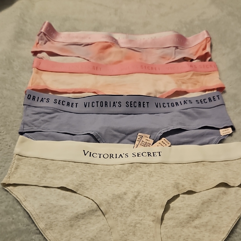 Victoria's Secret Panty Collection - Pink, Blue, Cream